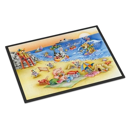 Carolines Treasures Carolines Treasures APH6822JMAT Animals Swimming at the Beach Indoor or Outdoor Mat; 24 x 36 in. APH6822JMAT